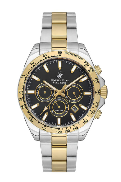 Beverly Hills Polo Club Tachymeter Two-Tone Multifunction Watch BP3127X.251