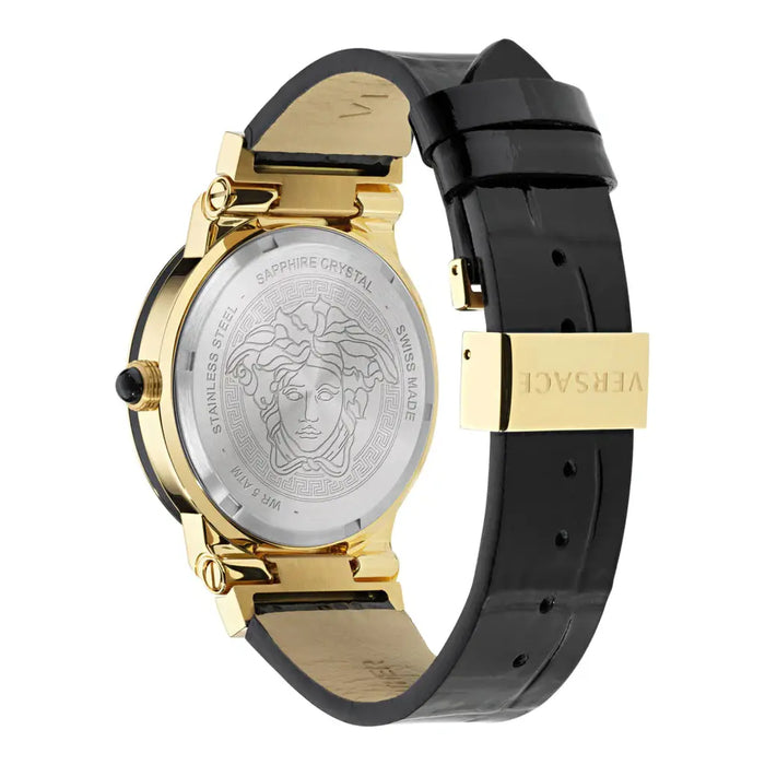 Versace Greca Logo Moonphase Gold Watch - VE7G00123
