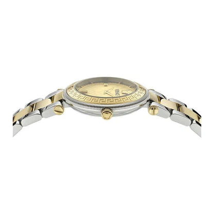 Versace Reve Gold Dial Two-Tone Steel Strap Swiss Movt Women's Watch - VE8B00324