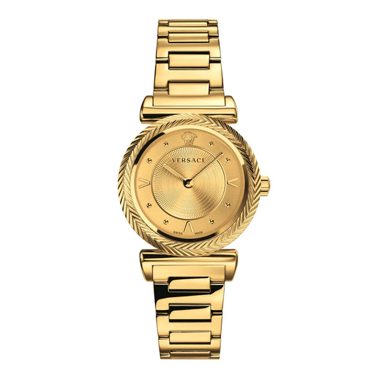 Versace V-Motif Quartz All Gold Women's Watch - VERE00618