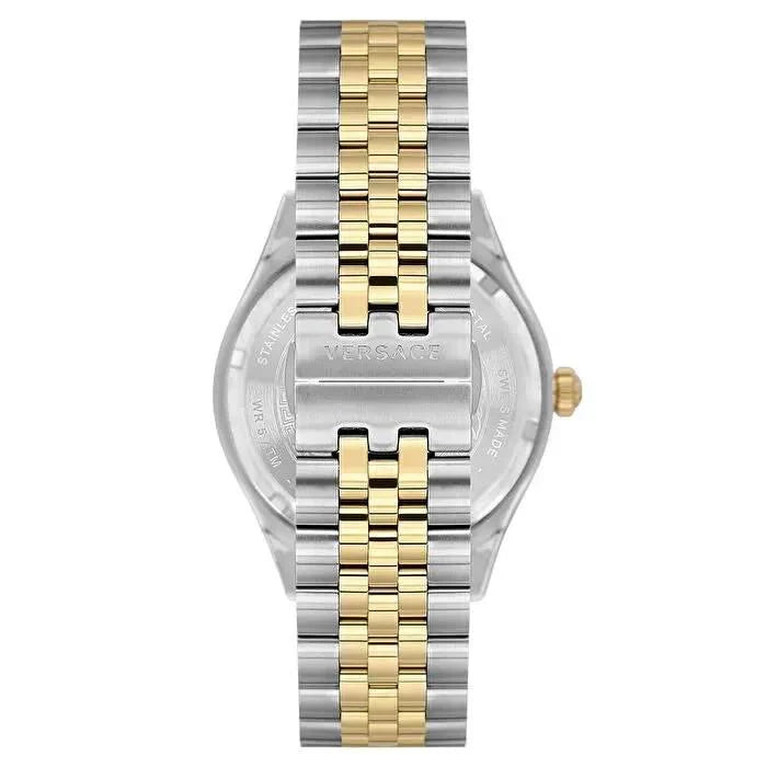 Versace Hellenyium Two-Tone Swiss Movement Date Watch - VEVK01121