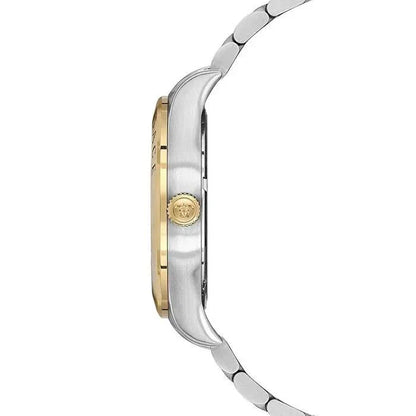 Versace Hellenyium Two-Tone Swiss Movement Date Watch - VEVK01121