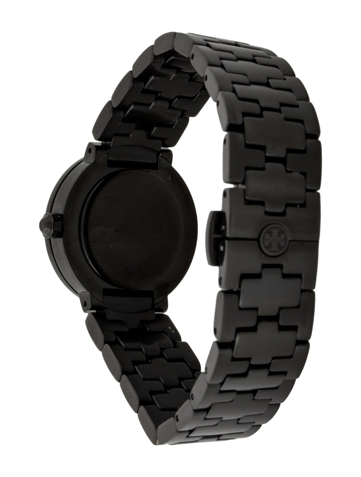 Tory Burch Reva Black Stainless Steel Women's Watch TBW4038