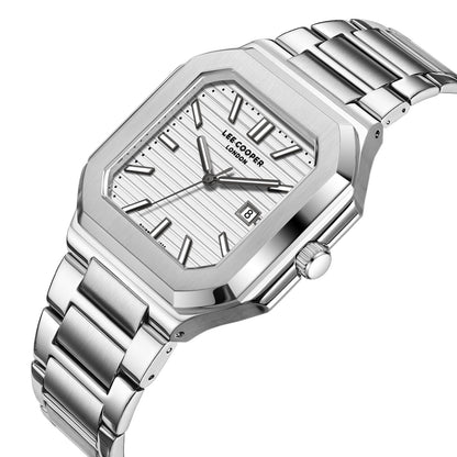 Lee Cooper Maxime Square Case All Silver Watch - LC08269.330