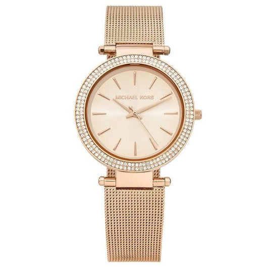 Michael Kors Darci Rose Gold Mesh Strap Women's Watch - MK3369