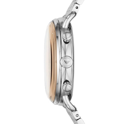 Emporio Armani Aviator Chronograph Beige Dial Men's Watch - AR11239