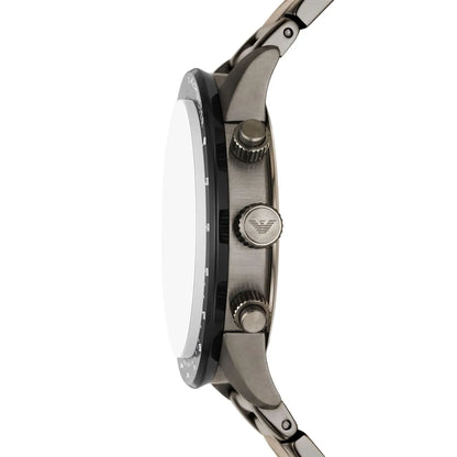 Emporio Armani Mario Chronograph Multicolor Dial Gunmetal Men's Watch - AR11471