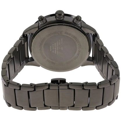 Emporio Armani Mario Chronograph Multicolor Dial Gunmetal Men's Watch - AR11471