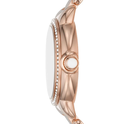 Emporio Armani Mia White MOP Dial Rose-gold Women's Watch - AR11523