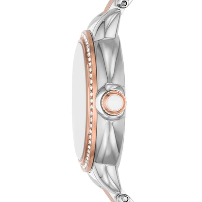 Emporio Armani Mia White MOP Dial Two-tone Women's Watch - AR11569
