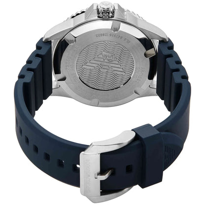 Emporio Armani Sea Explorer GMT Blue Silicone Men's Watch - AR11592