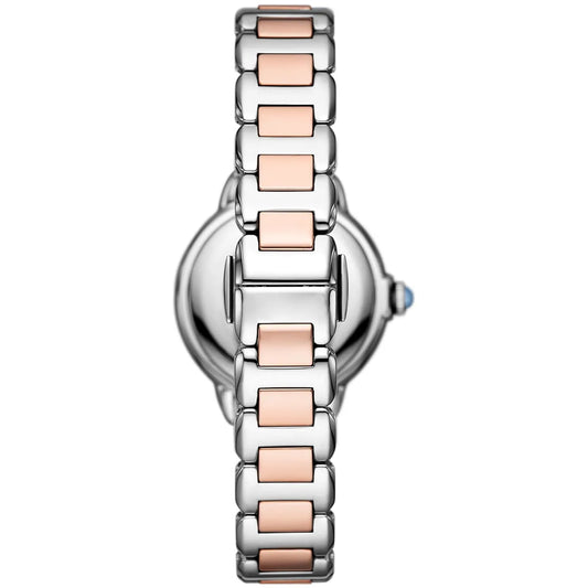 Emporio Armani Mia Blue Sunray Dial Two-tone Women's Watch - AR11597