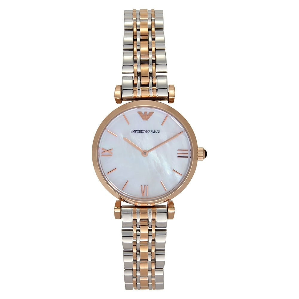 Emporio Armani Classic Mother Of Pearl Dial Ladies Watch AR1683