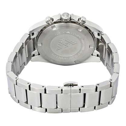 Emporio Armani Sigma Chronograph Black Dial Silver Men's Watch - AR6098