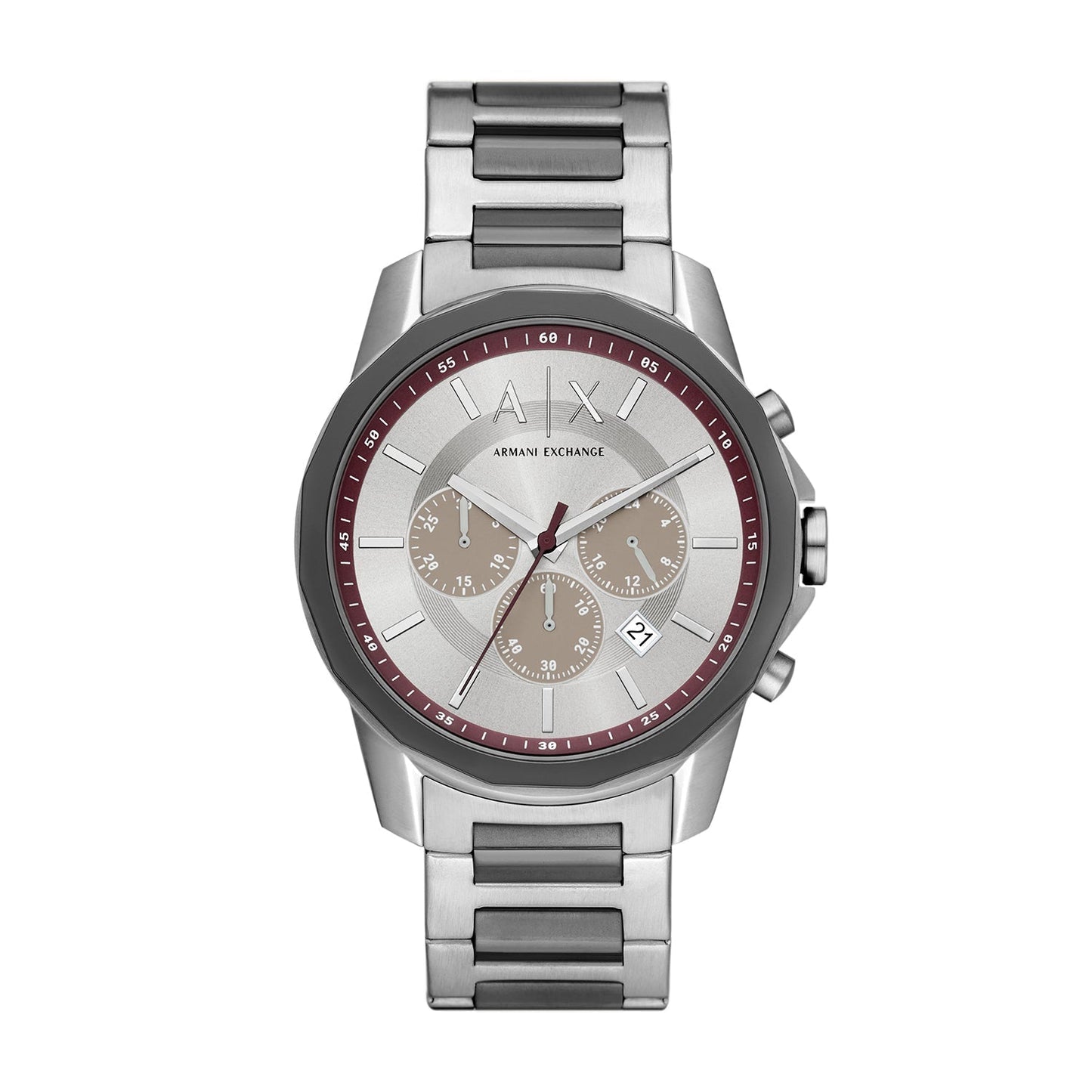 Armani Exchange Banks Chronograph Gray Dial Grey Watch - AX1745