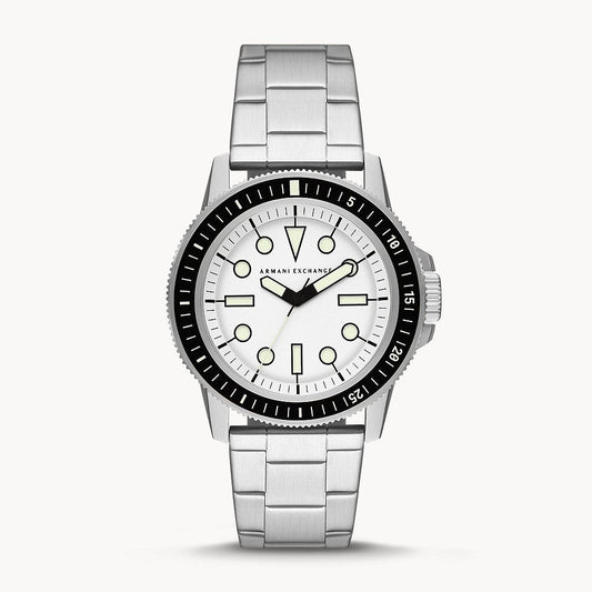 Armani Exchange Leonardo Silver Men's Watch - AX1853