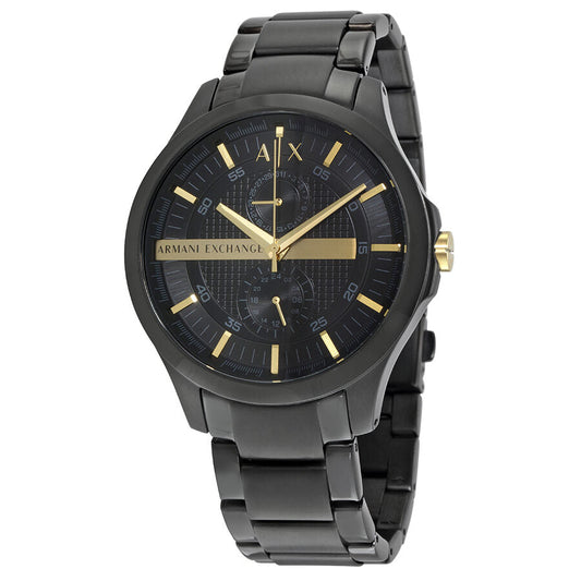 Armani Exchange Black Dial Black PVD Men's Watch AX2121
