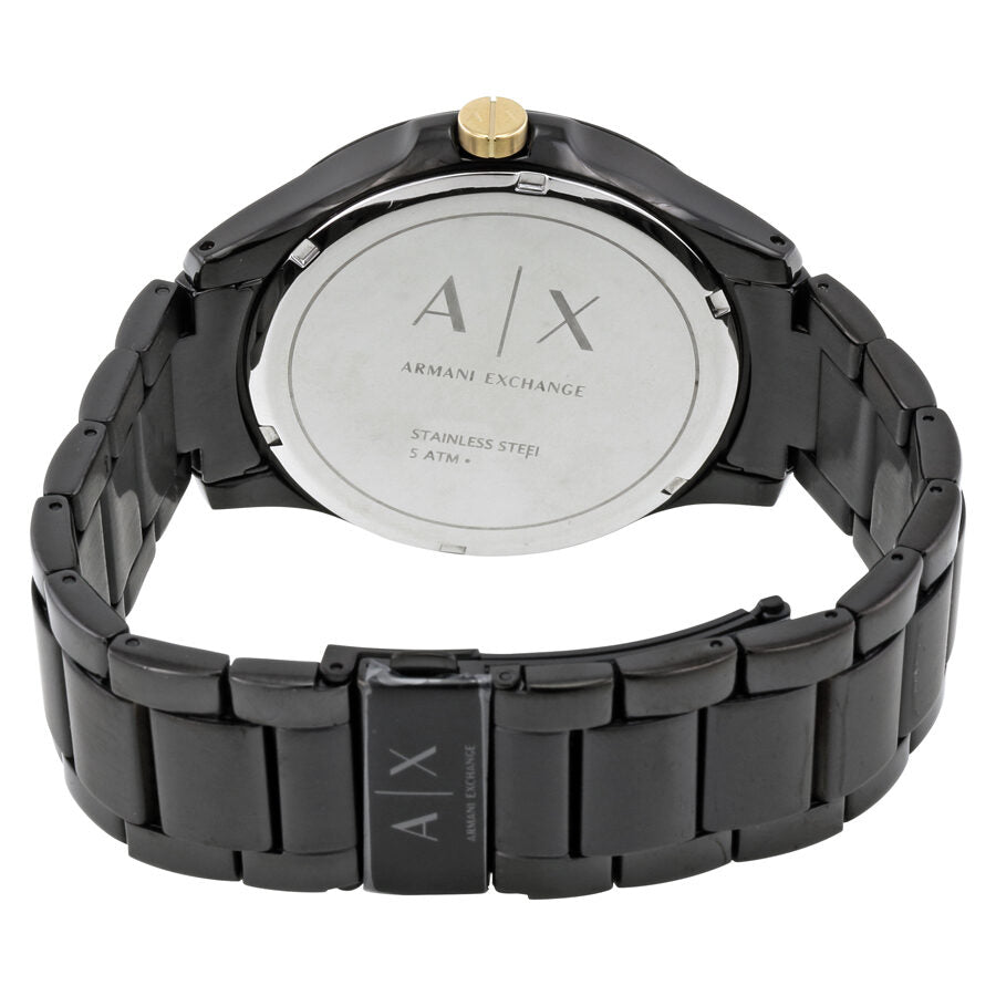 Armani Exchange Black Dial Black PVD Men's Watch AX2121