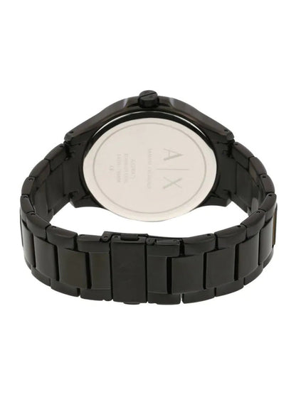 Armani Exchange Hampton Date All Black & Yellow Watch - AX2407