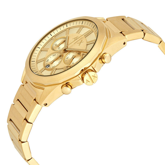 Armani Exchange Chronograph Gold Dial Men's Watch AX2602
