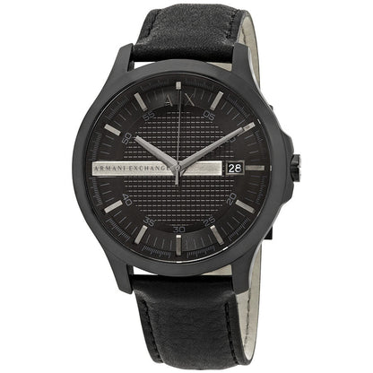 Armani Exchange Hampton All Black Date Watch - AX2400