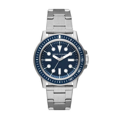 Armani Exchange Leonardo Silver Men's Watch - AX1861