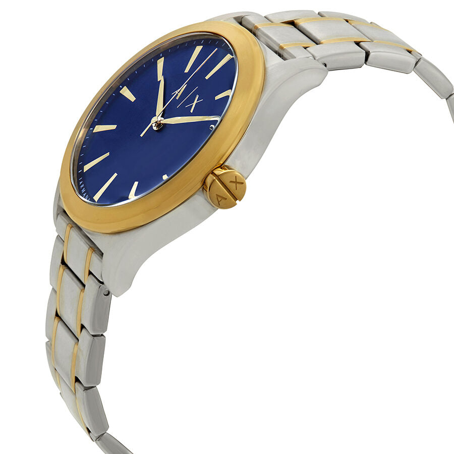 Armani Exchange Nico Blue Dial Two-Tone Watch - AX2332