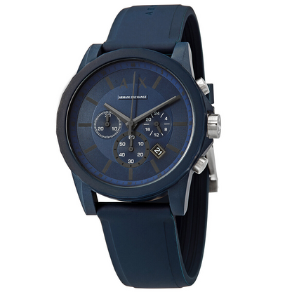 Armani Exchange Outerbanks Multifunction Chrono All Blue Watch - AX7128