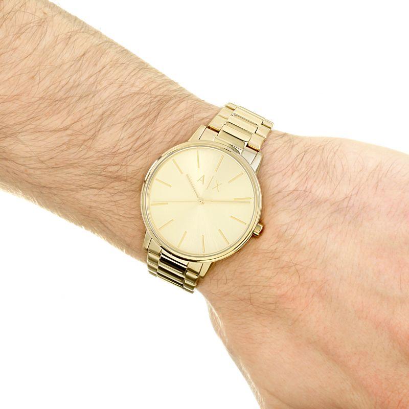 Armani Exchange Three-Hand Gold-Tone Men's Watch - AX2707