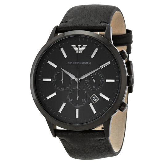 Emporio Armani Sportivo Chronograph Black Dial Men's Watch AR2461