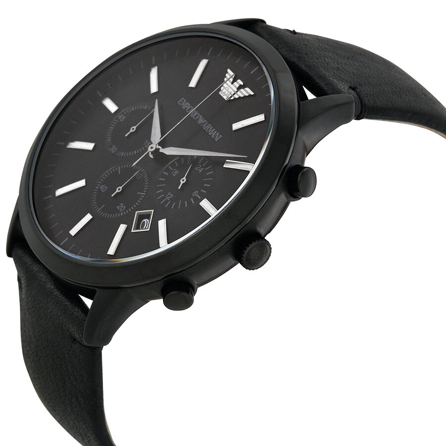 Emporio Armani Sportivo Chronograph Black Dial Men's Watch AR2461
