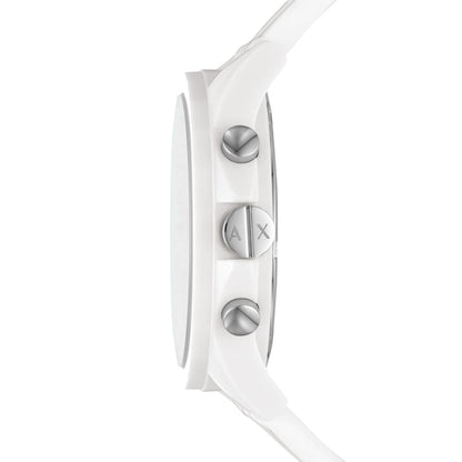 Armani Exchange Outer Banks Chronograph All White Watch - AX1340