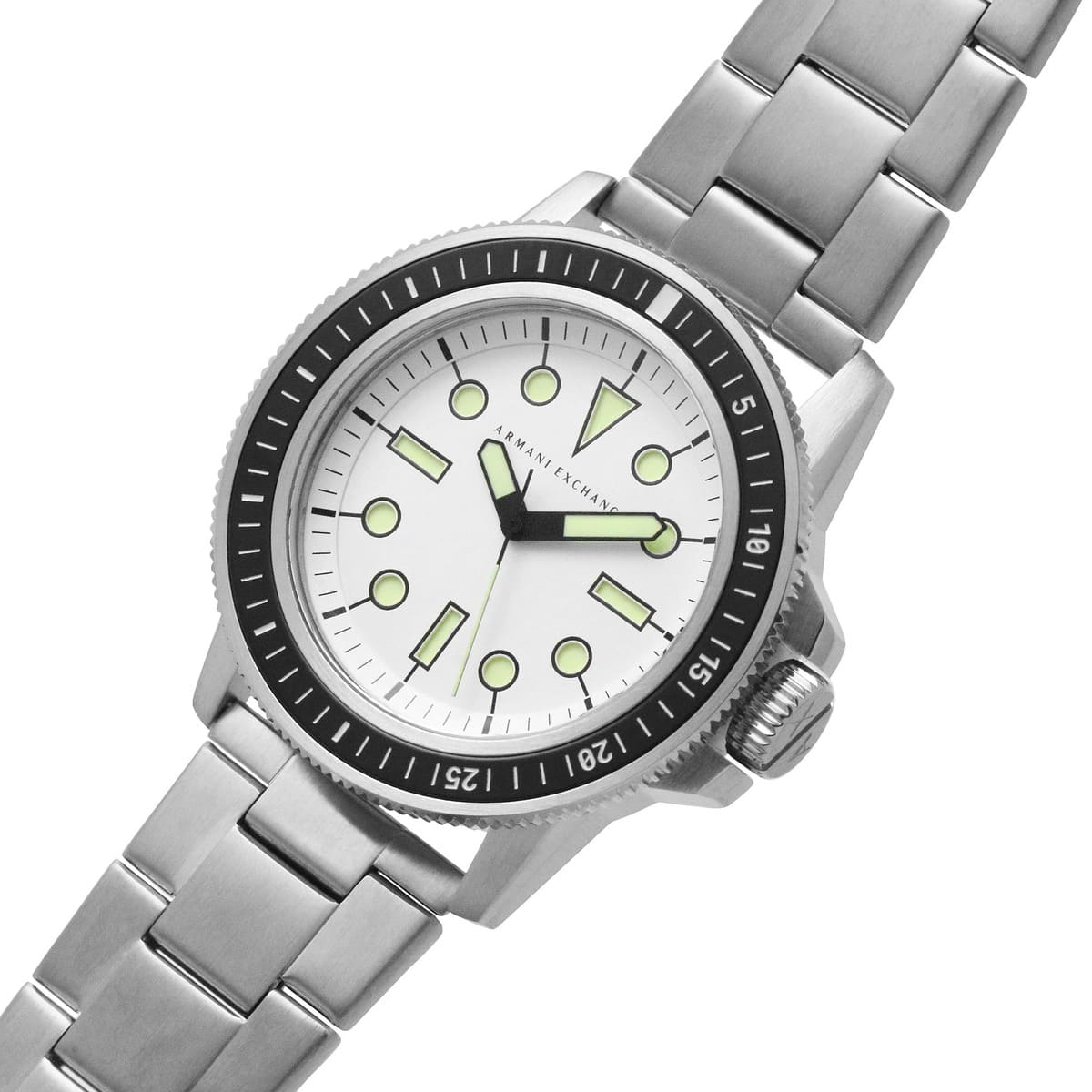 Armani Exchange Leonardo Silver Men's Watch - AX1853