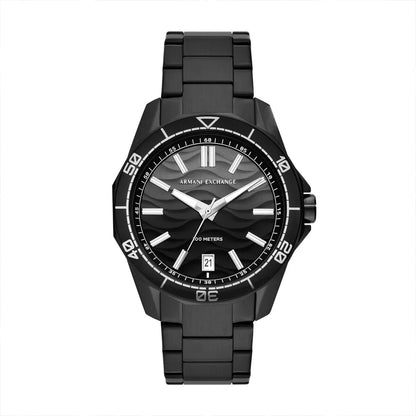 Armani Exchange Three-Hand Date Black Men's Watch - AX1952