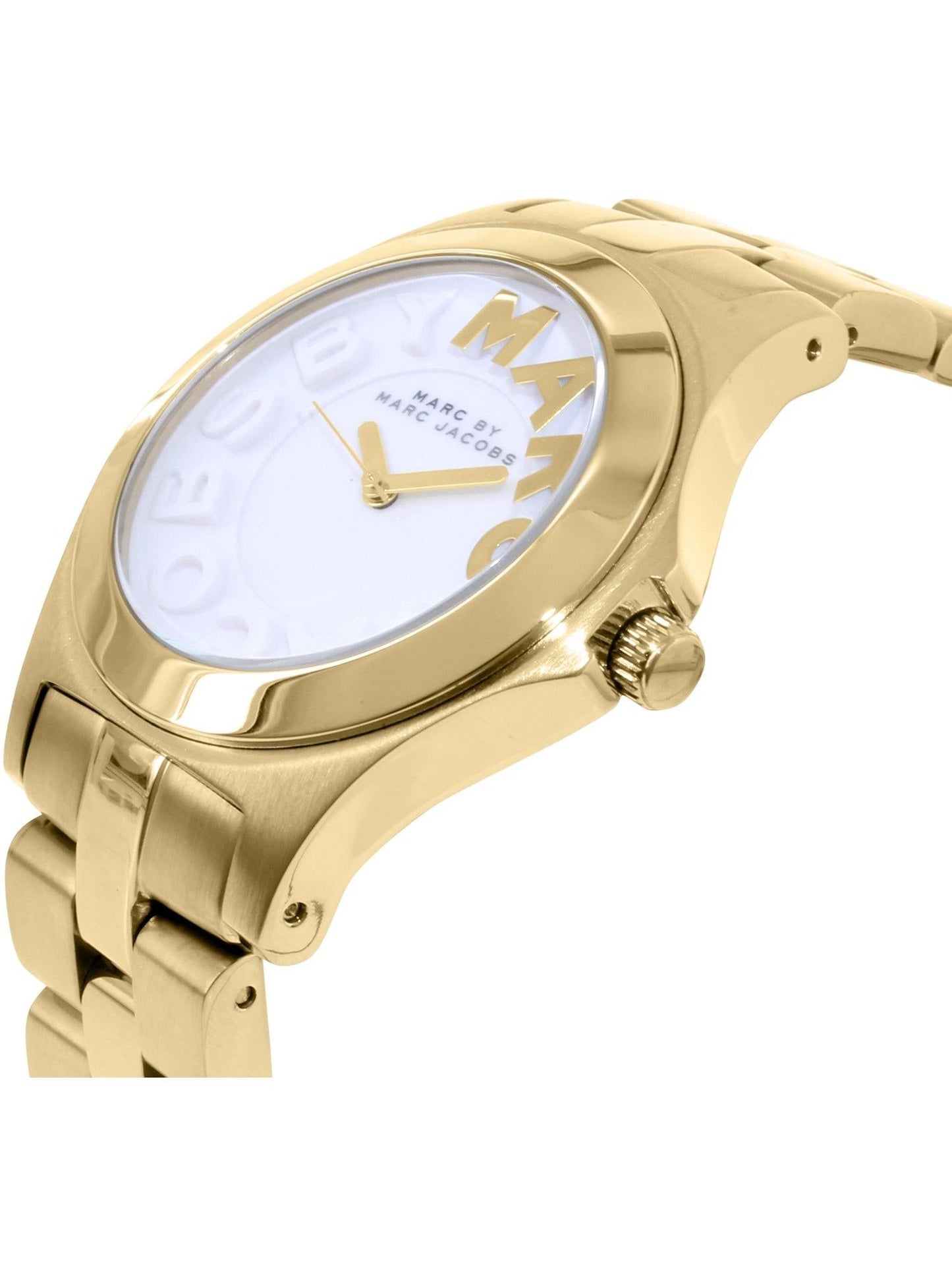 Marc Jacobs Women's 'Rivera' Gold-Tone Stainless Steel Watch MBM3134 - Big Daddy Watches #4