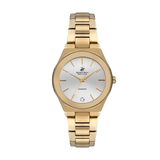 Beverly Hills Polo Club All Gold Diamond Watch - BP3229X.130