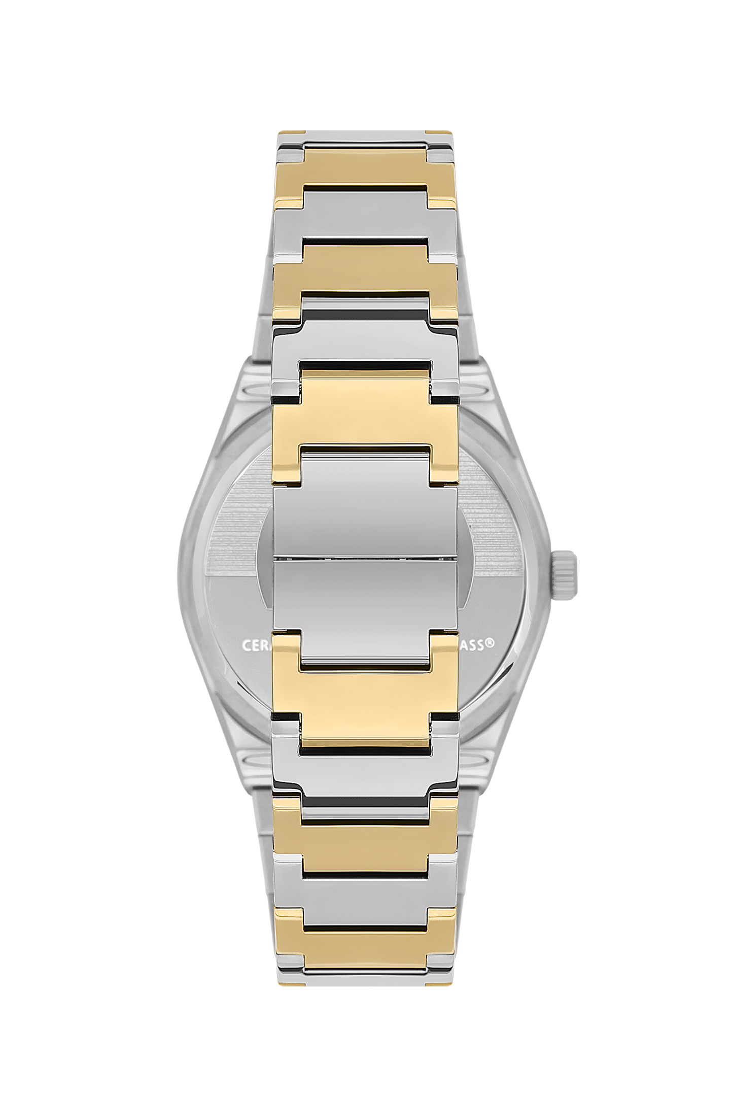 Beverly Hills Polo Club two-tone mixed metal bracelet with gold and silver link design