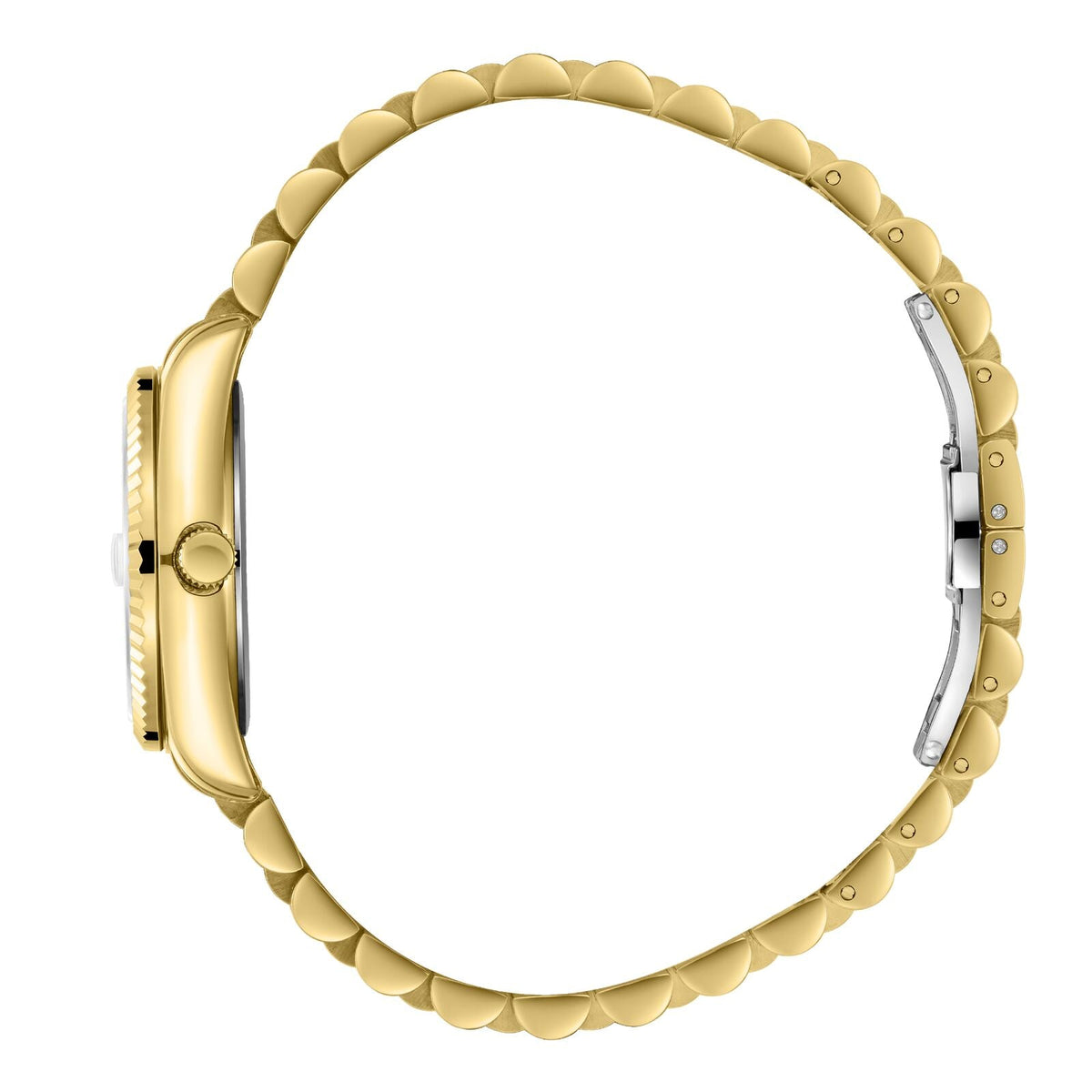 Beverly Hills Polo Club Black Dial All Gold Watch BP3827X.150