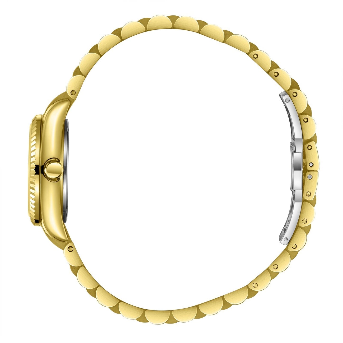 Beverly Hills Polo Club Roman Numeral All Gold Diamond Watch - BP3819X.110