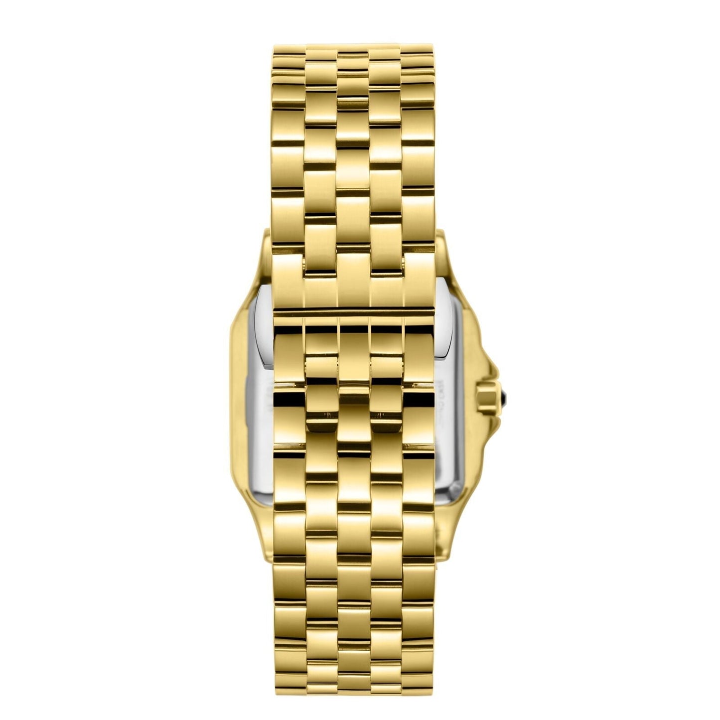 Beverly Hills Polo Club Roman Numeral All Gold Square Watch - BP3824C.110