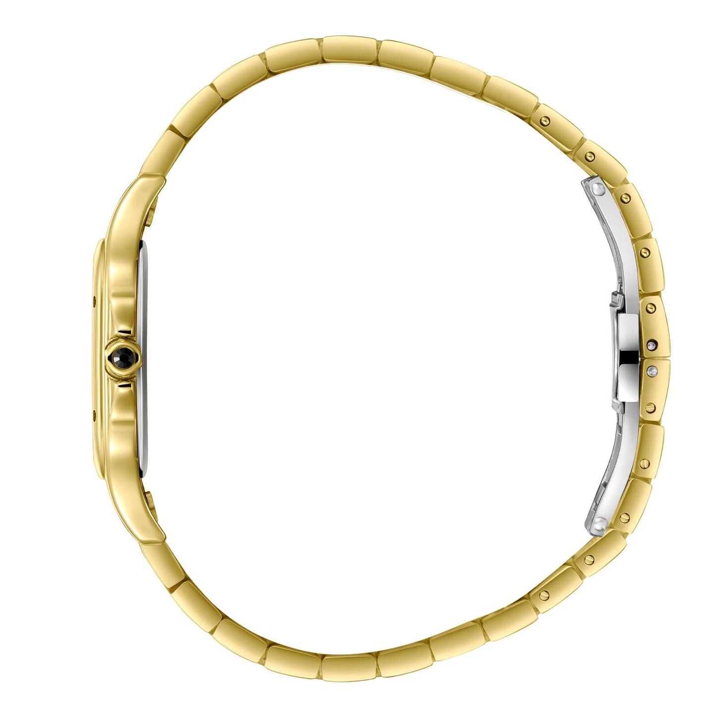 Beverly Hills Polo Club Roman Numeral All Gold Square Watch - BP3824C.110