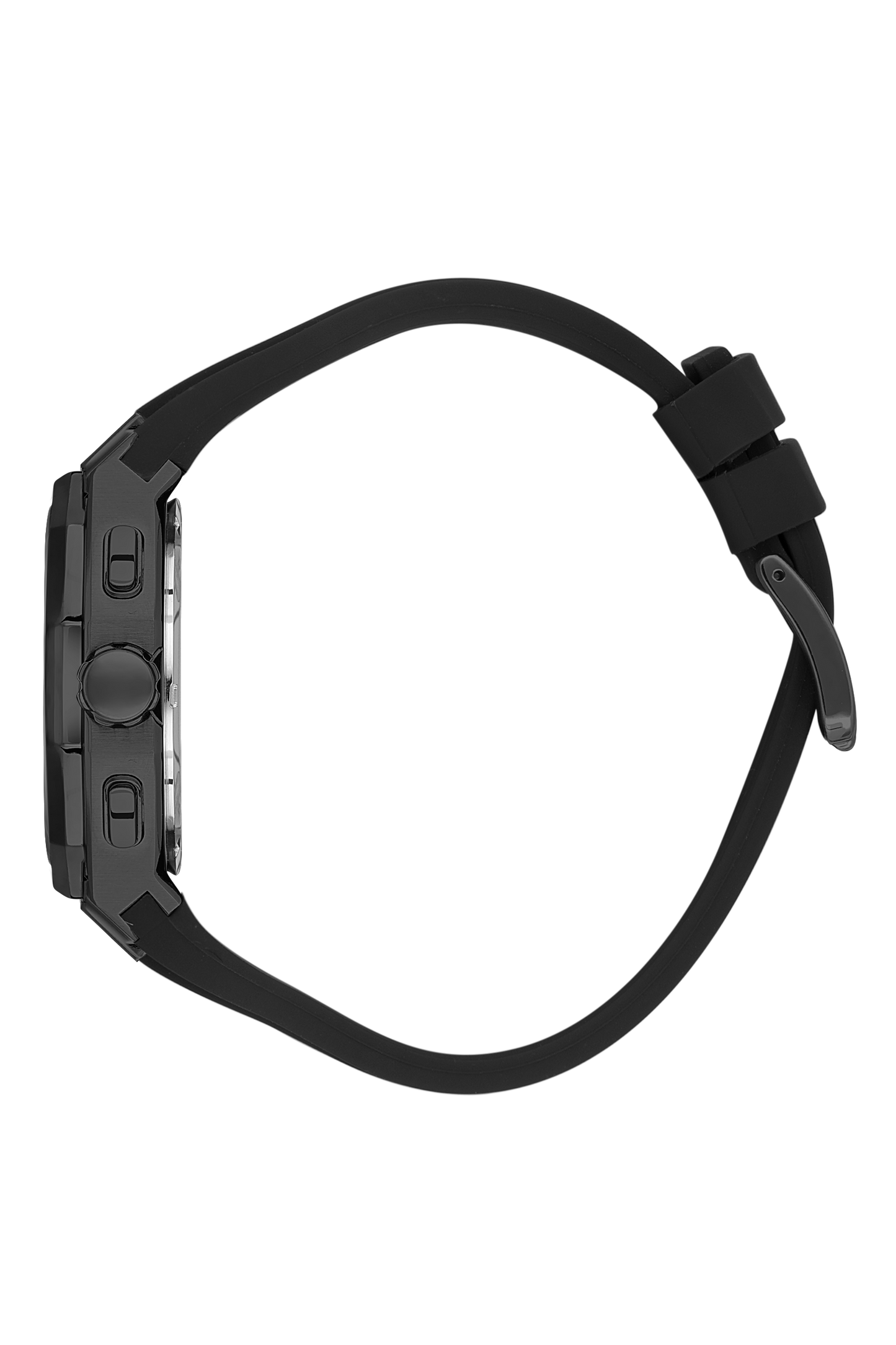 BEVERLY HILLS POLO CLUB Black Chronograph Silicone Watch – BP3557X.651