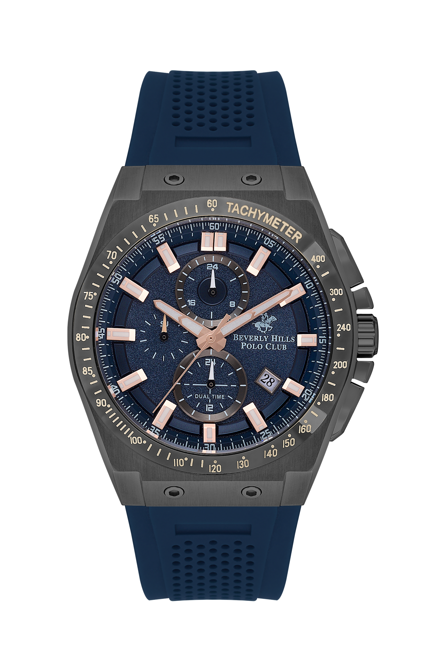 BEVERLY HILLS POLO CLUB Multi-Function Dark Blue Dial Color Watch – BP3541X.099