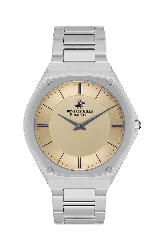 BEVERLY HILLS POLO CLUB Silver Analog Metal Watch – BP3545X.370