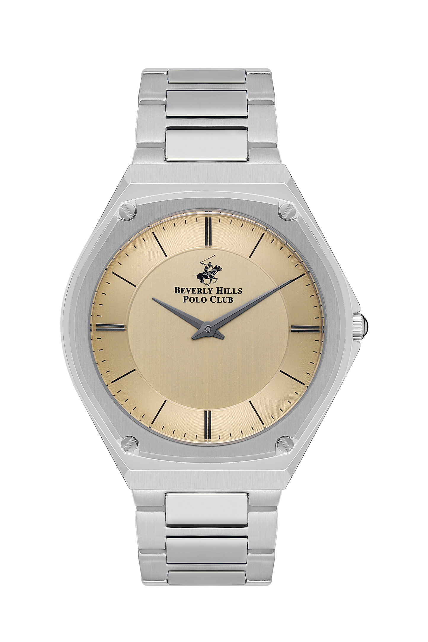 BEVERLY HILLS POLO CLUB Silver Analog Metal Watch – BP3545X.370