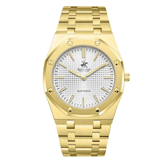 Beverly Hills Polo Club Slim Tech 5 All Gold Watch - BP3825X.130