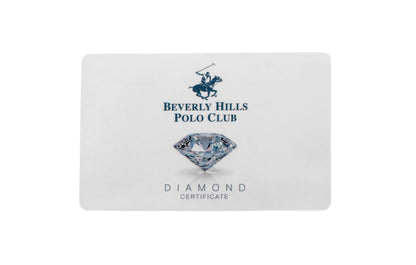 Beverly Hills Polo Club diamond certificate card with brand logo and diamond illustration