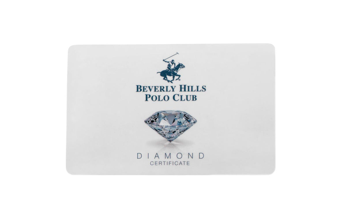 Beverly Hills Polo Club diamond certificate card with brand logo and diamond illustration