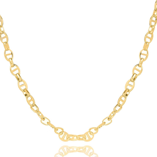 Big Daddy 8MM Gold Mariner Link Chain