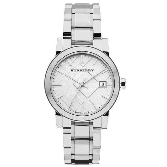 Burberry The City Silver Stainless Steel Women's Watch BU9100